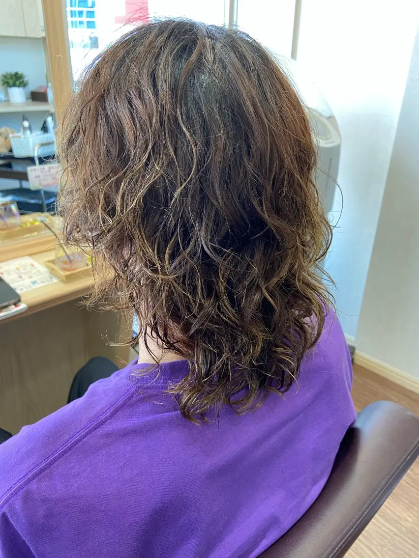 メンズ カット パーマ コバヤシ ユウスケのヘアスタイル