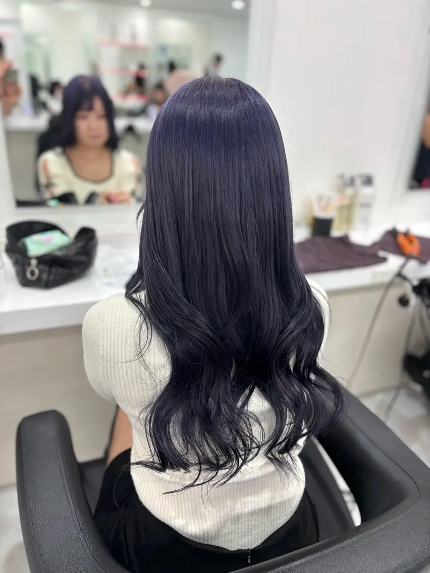 ロング カラー カット ヘアカラー トリートメント 透明感💕今っぽ似合 わせ𝐍𝐨. 𝟏のヘアスタイル
