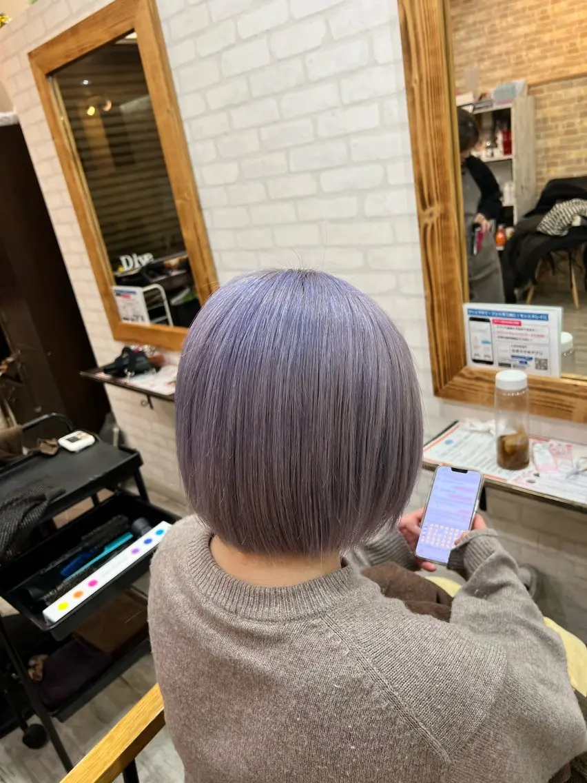 ショート カラー カット ヘアカラー Love&Hair Breit/下川のヘアスタイル