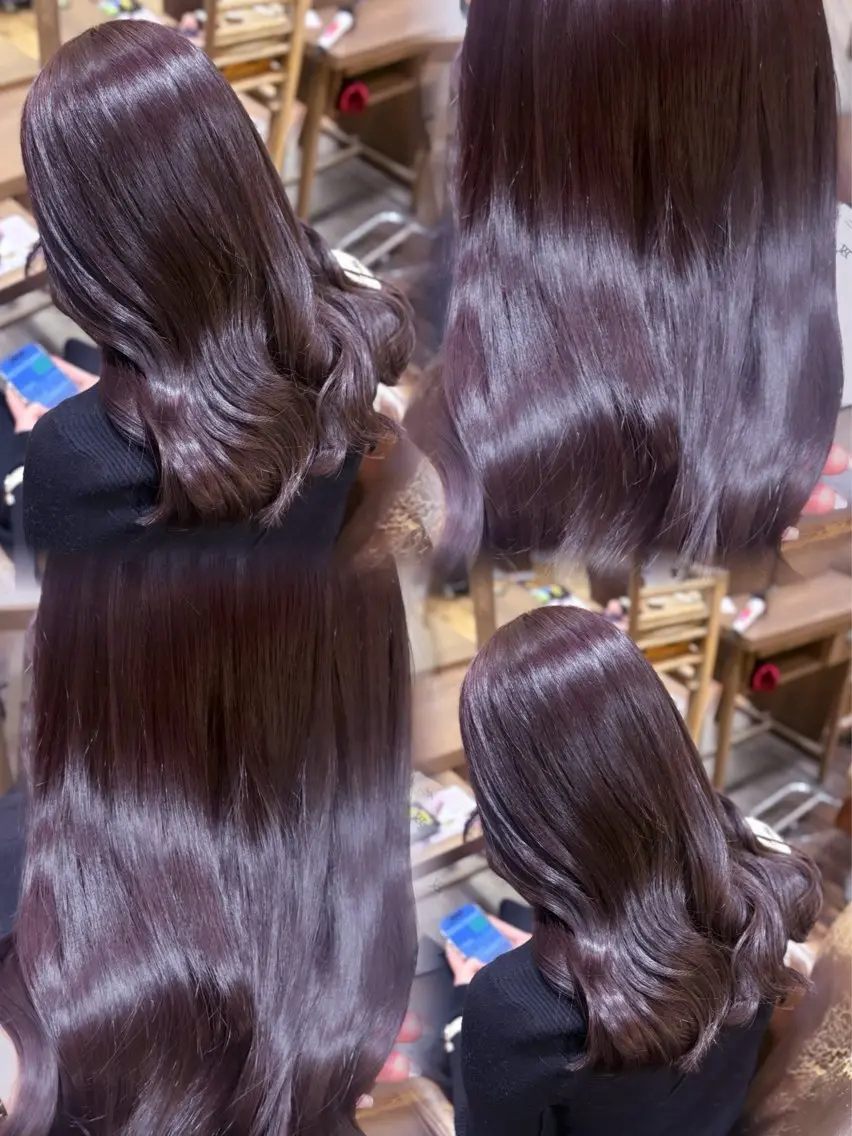 ロング 【ピンクカラー💞】 Yuzukiのヘアスタイル
