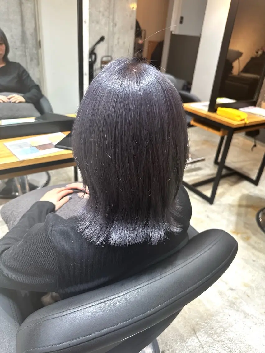 ショート カラー ヘアカラー トリートメント ✨髪質改善/ハイトー ン/艶髪高山のヘアスタイル