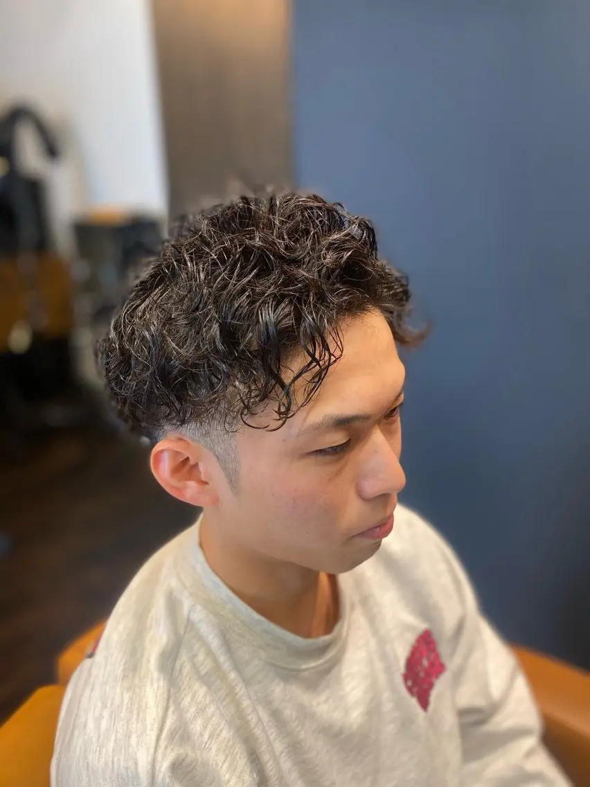 パーマ 【メンズパーマ】 山下勝勲のヘアスタイル