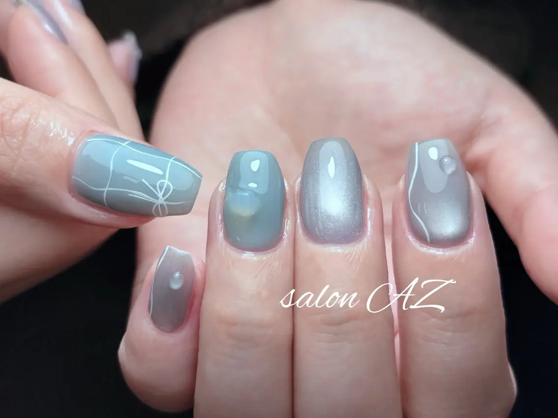 ネイル オフィスネイル ハンドネイル salon AZのネイルデザイン