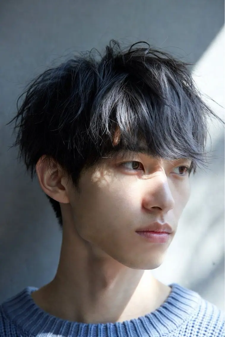 カラー メンズ ヘアカラー 今森 庸之のヘアスタイル