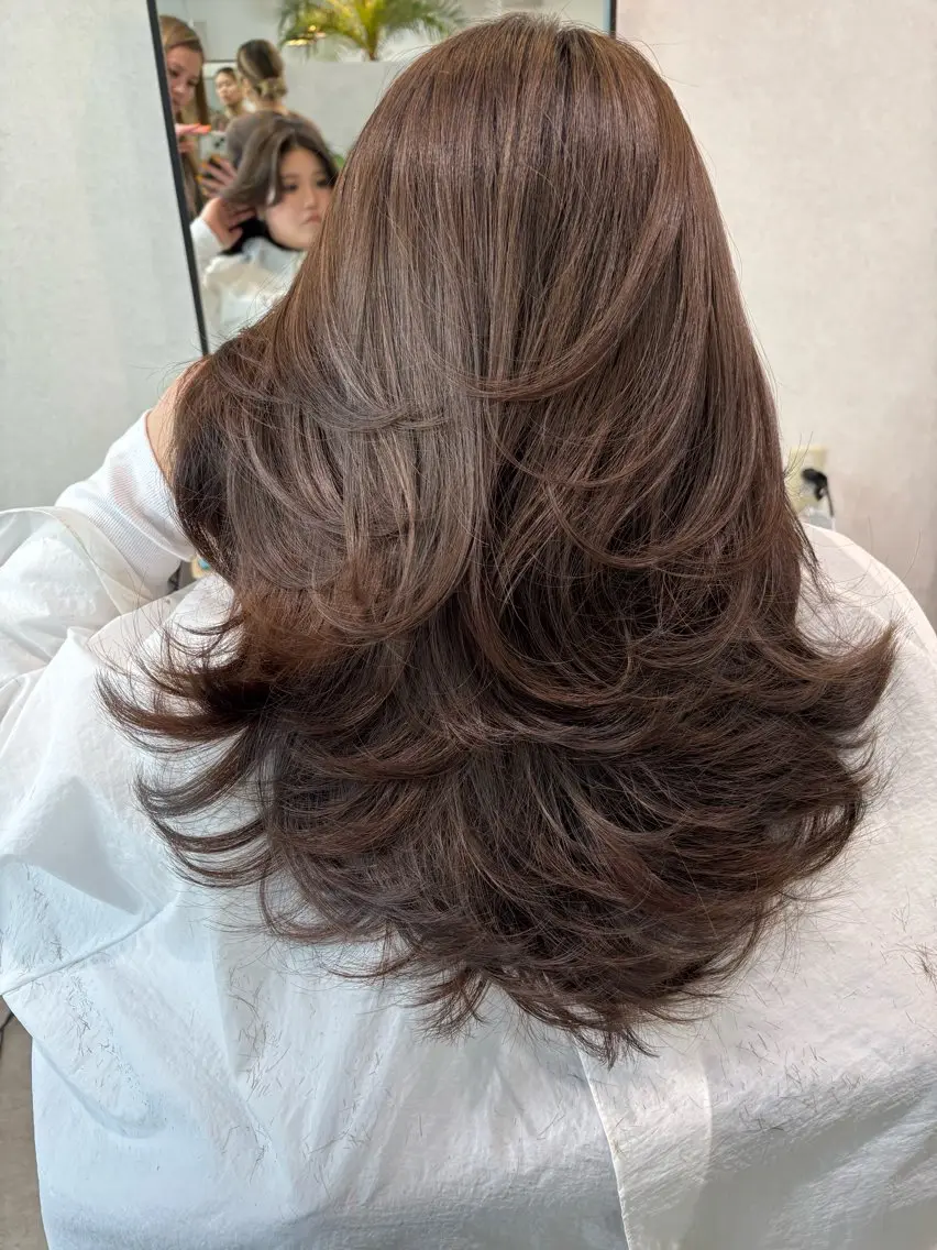 ミディアム 心斎橋/海外レイヤー 募集中三好玲奈のヘアスタイル