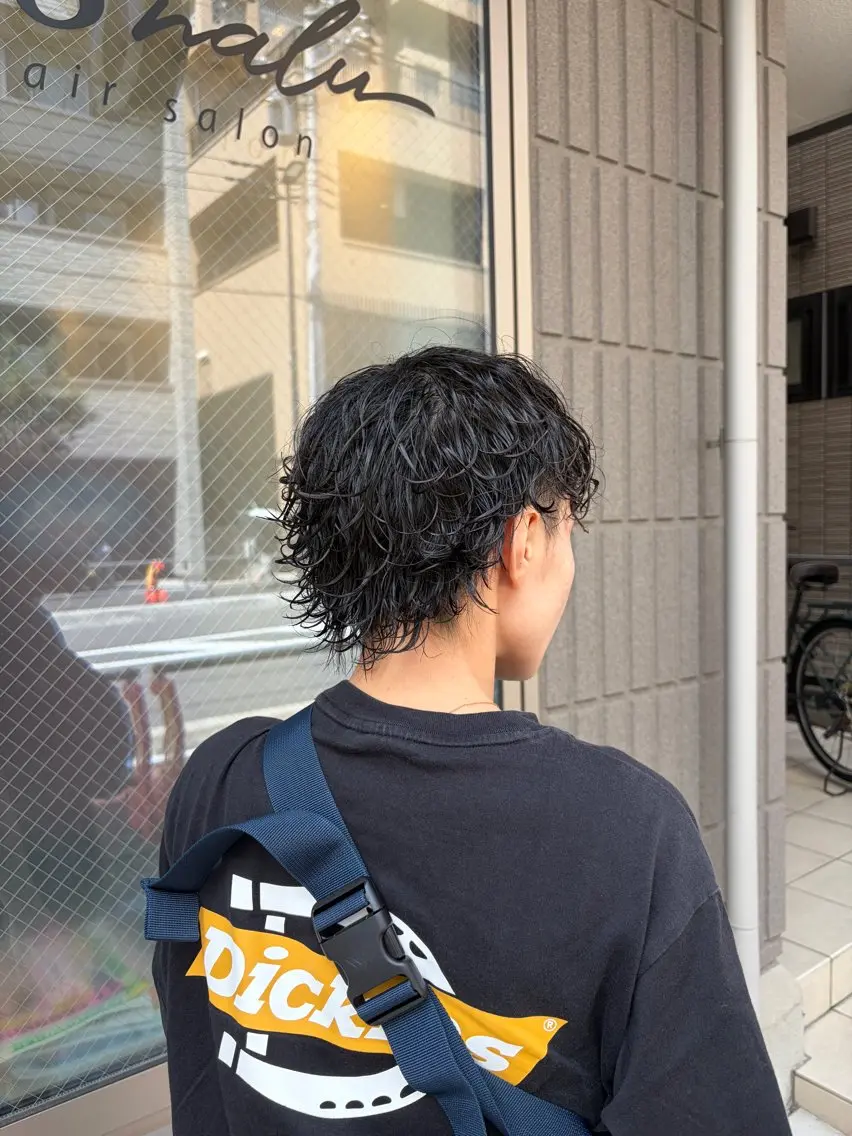 パーマ カット パーマ 荒井 茉凜のヘアスタイル