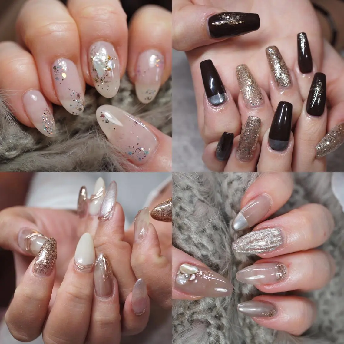 ロング ネイル ロング 長さ出し ロングネイル スカルプネイル プライベートサロン jewel nailのネイルデザイン