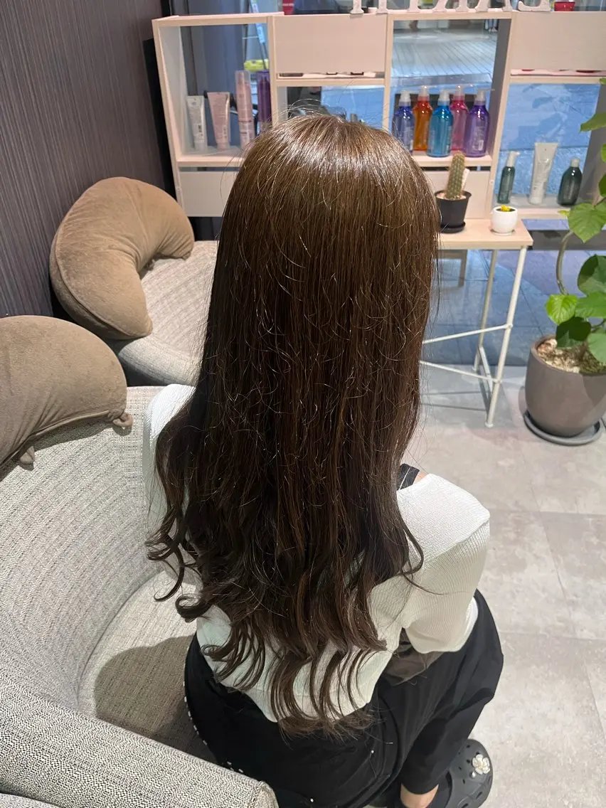 ロング 大林 美優のヘアスタイル