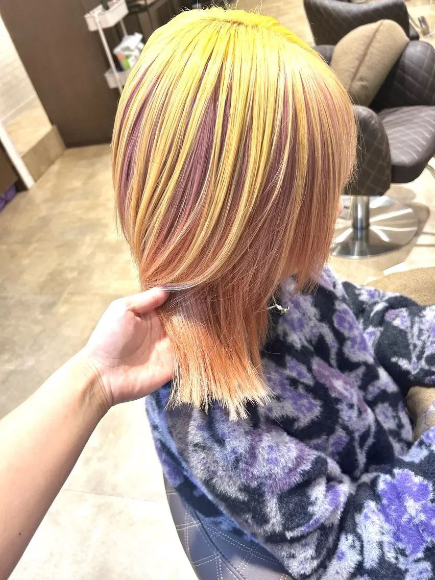 ミディアム ❤️‍🔥 RENA❤️‍🔥のヘアスタイル