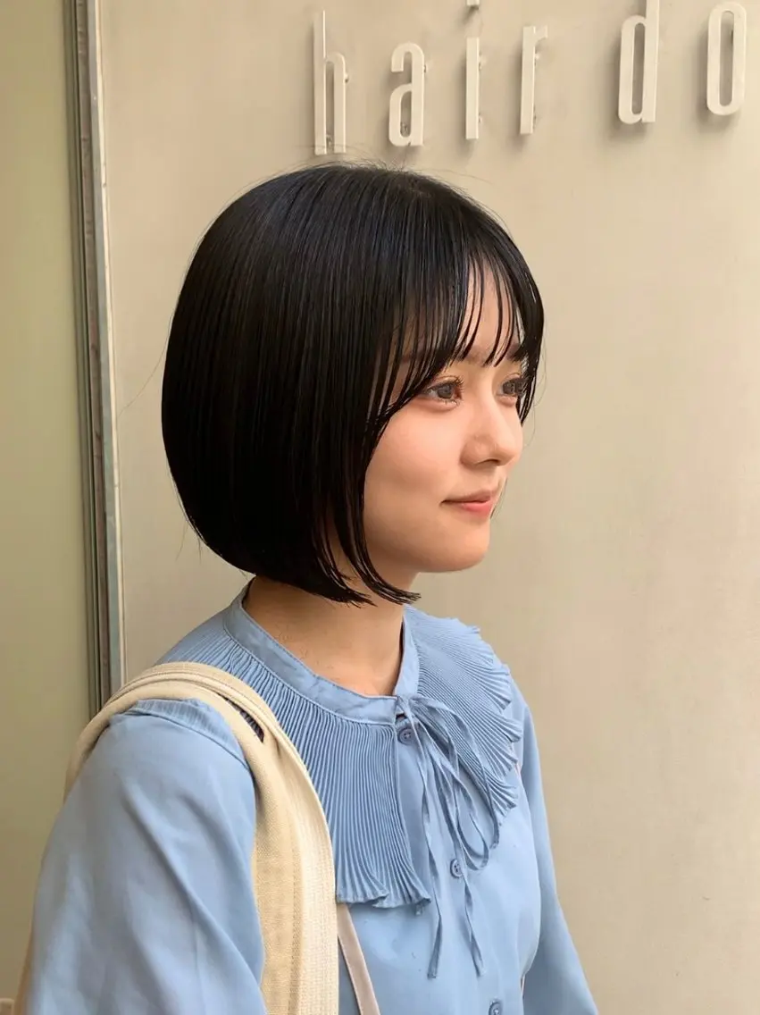 ショート ボブ 中尾 文哉のヘアスタイル