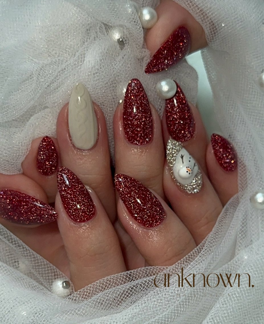 ネイル 冬ネイル ハンドネイル NAiL SALON unknown.のネイルデザイン