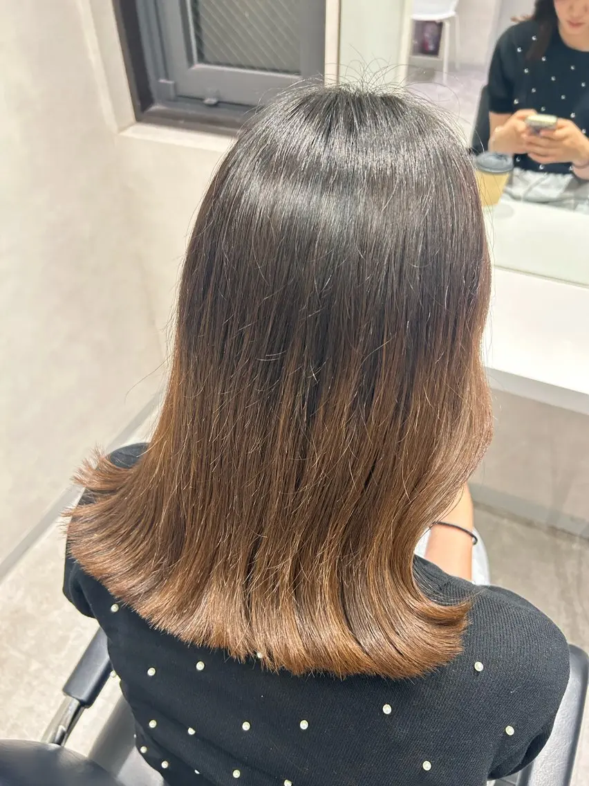 ミディアム ayari🌸西梅田 カットモデル募集中✨のヘアスタイル