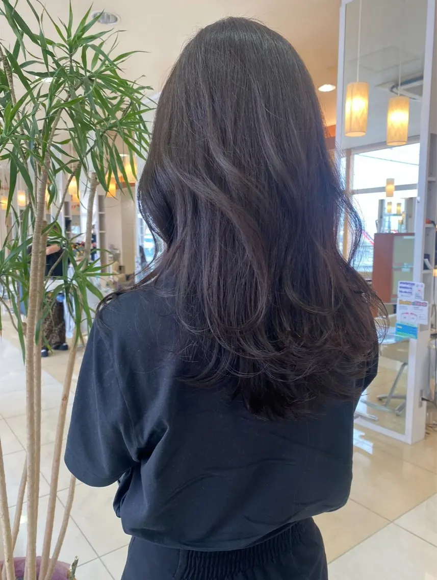 カラー グレージュ オリーブグレージュ オリーブグレー 💖改善カラー 板倉百花💖のヘアスタイル
