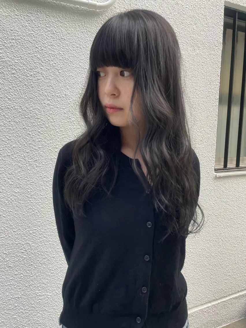 ロング カラー ベージュカラー ブリーチ グレージュ 🪐ナチュラルモード ヘア🪐honokaのヘアスタイル