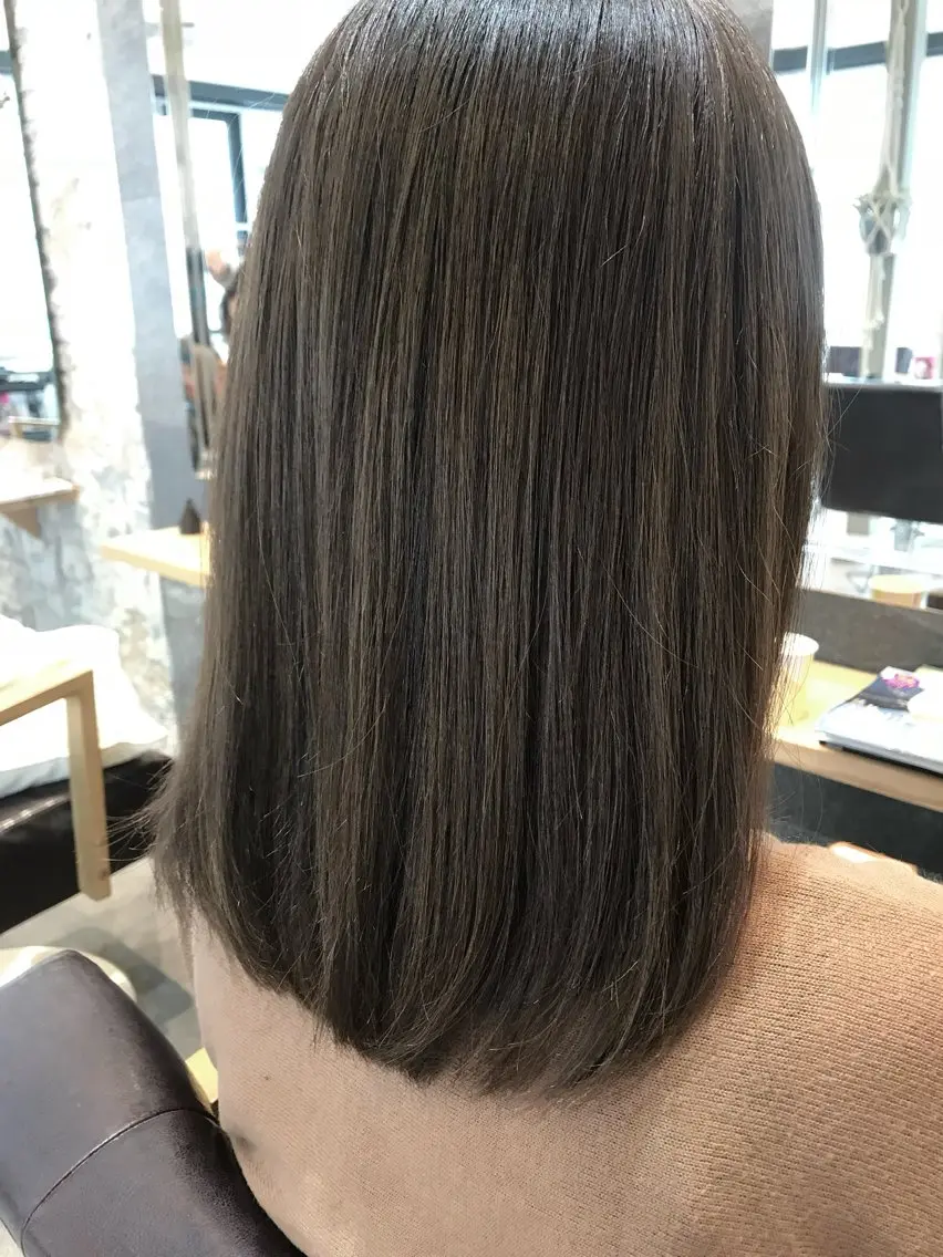 ミディアム カラー 塚本 昂のヘアスタイル