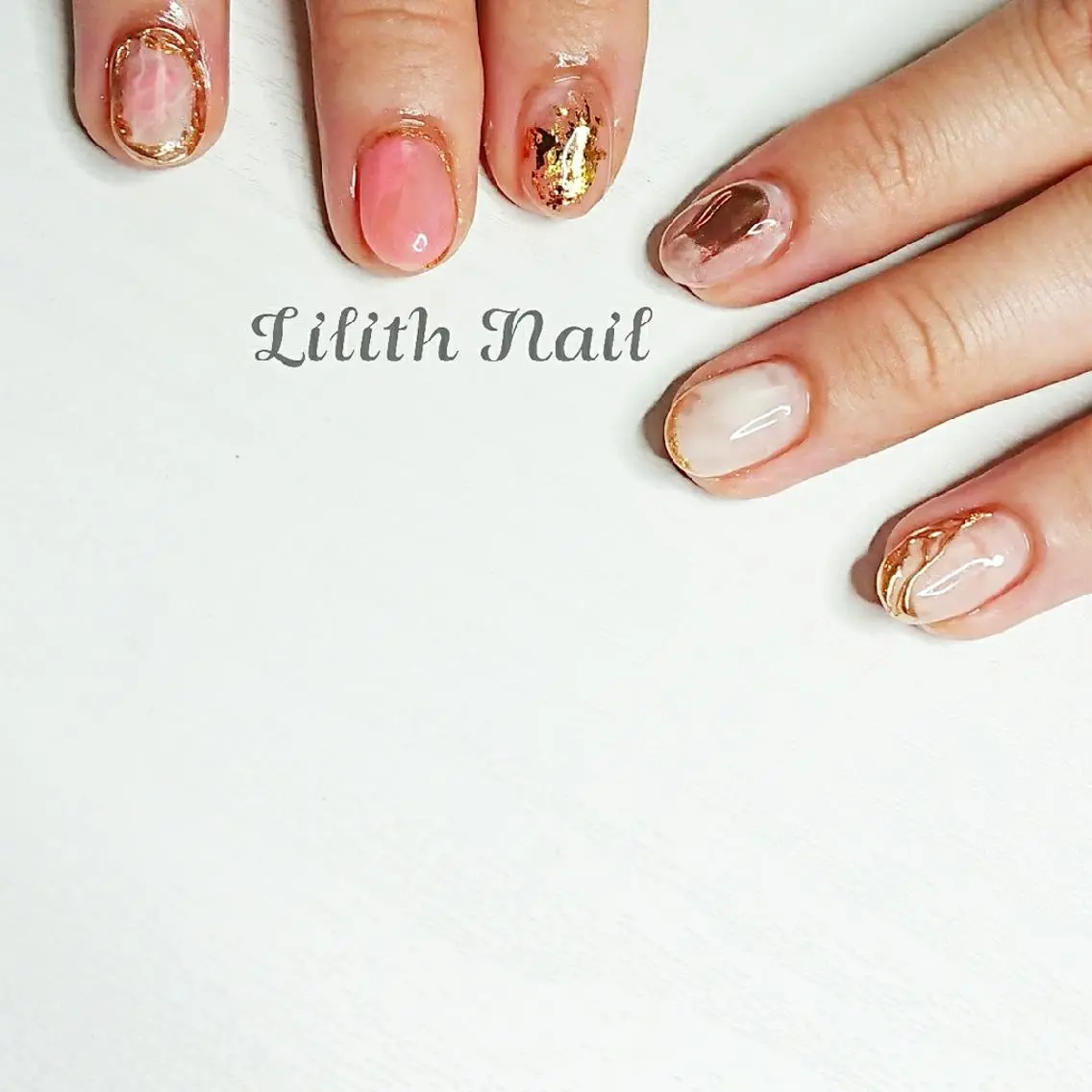 ネイル ニュアンスネイル ハンドネイル Lilith Nailのネイルデザイン