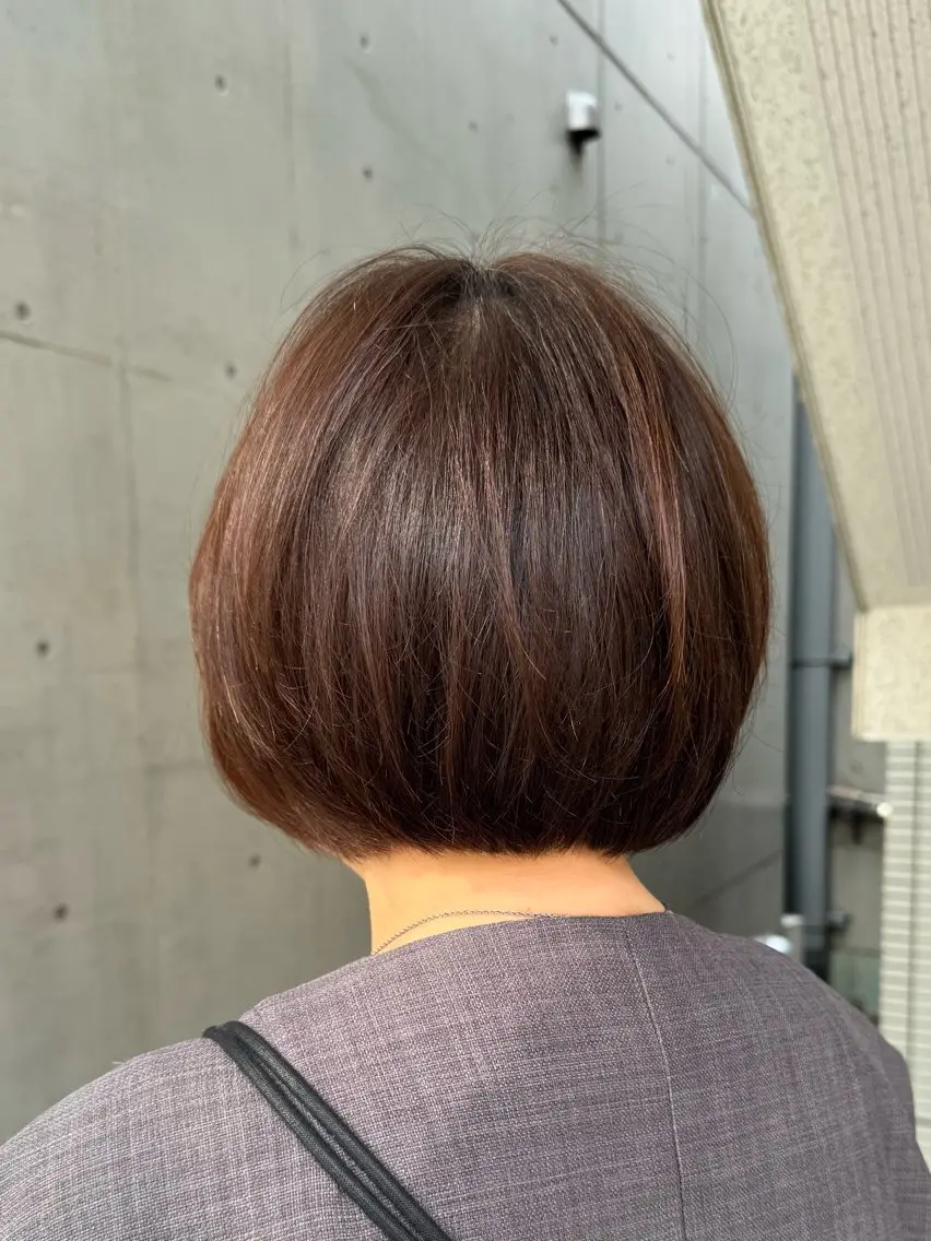 40代から60代のカットのレッスンをしております。の写真