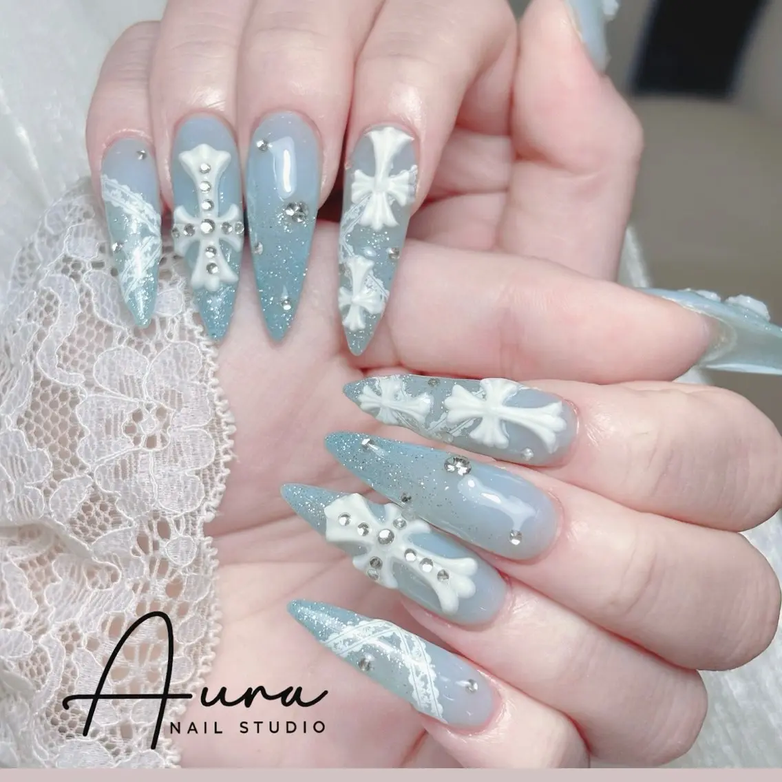 ネイル ハンドネイル Aura Nail HanNaのネイルデザイン