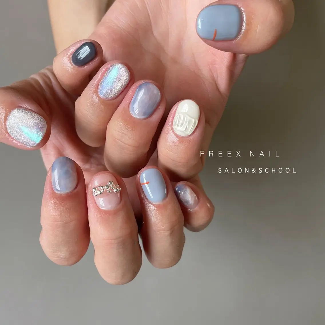 ネイル ハンドネイル フットネイル freex nail /ニュアンス/個性派のネイルデザイン