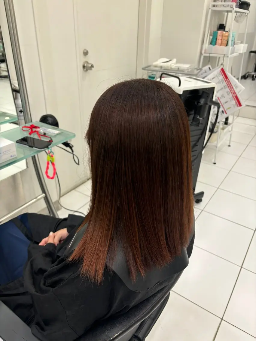 💞縮毛矯正リタッチ💞特別価格!憧れのストレートサラサラヘアーに⭐️の写真