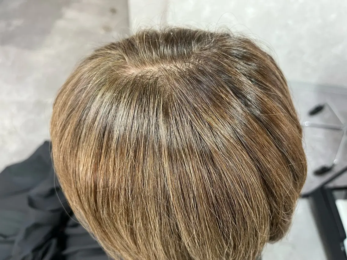ミディアム カラー ヘアカラー 池田 真衣のヘアスタイル