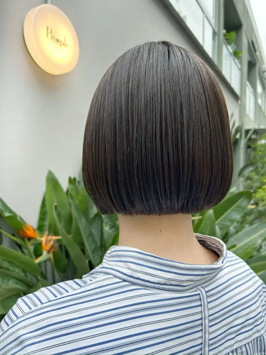 ショート カラー カット ヘアカラー 縮毛矯正 トリートメント HIROKI ”博多 /ボブのヘアスタイル