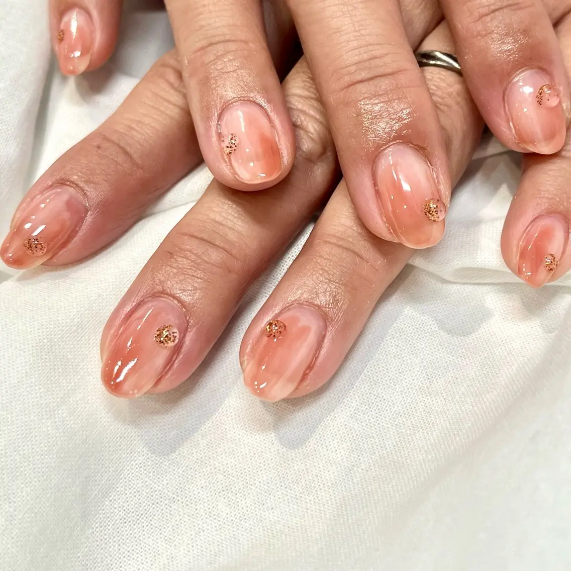 ネイル キラキラネイル ラメ(グリッター) nail room Hotori.のネイルデザイン