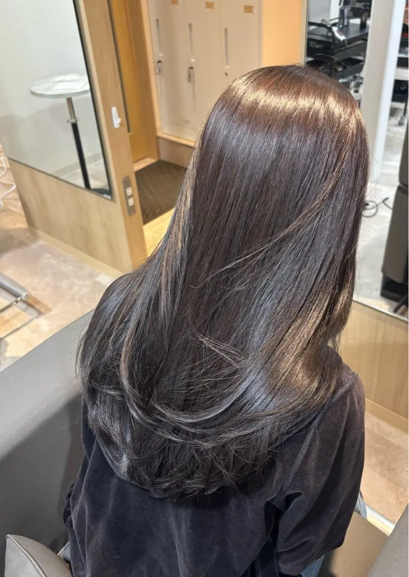 カラー ベージュカラー オリーブベージュ grace hair Lan 🫧yuiのヘアスタイル
