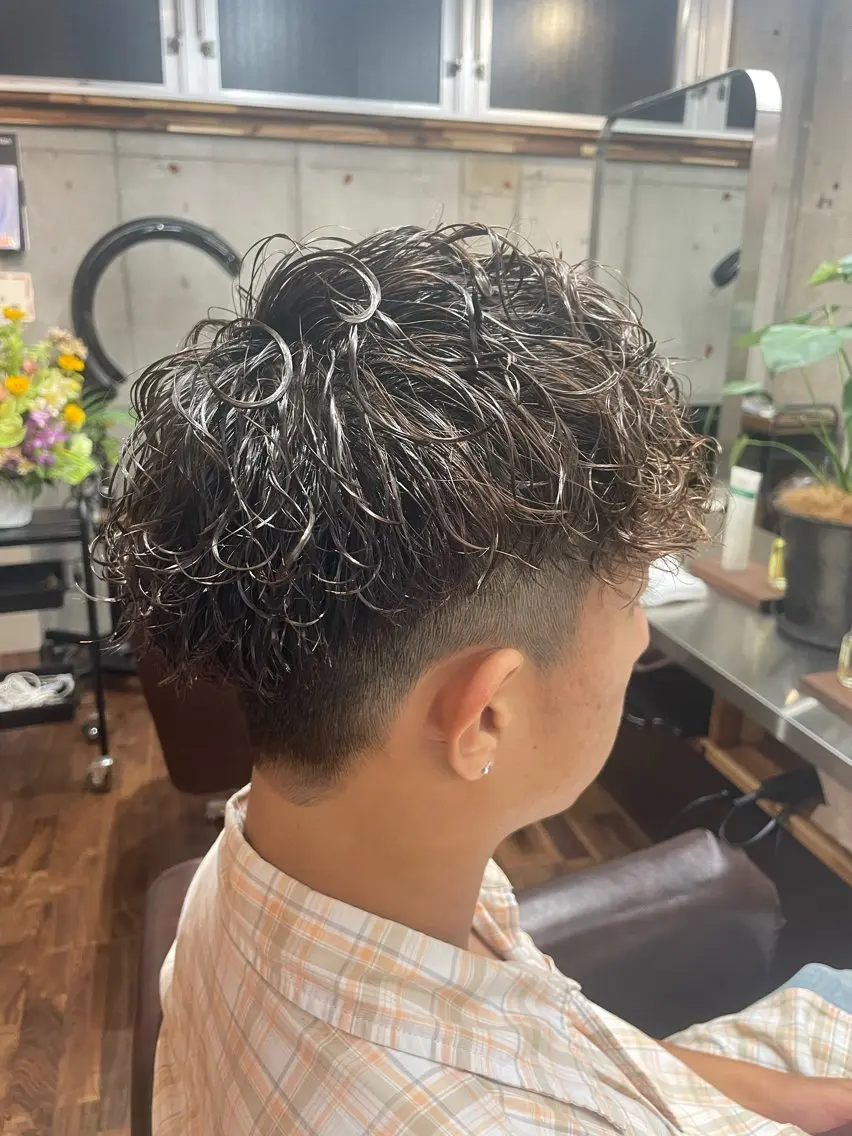 メンズ カット パーマ ボブパーマ🧸 /YUNAのヘアスタイル
