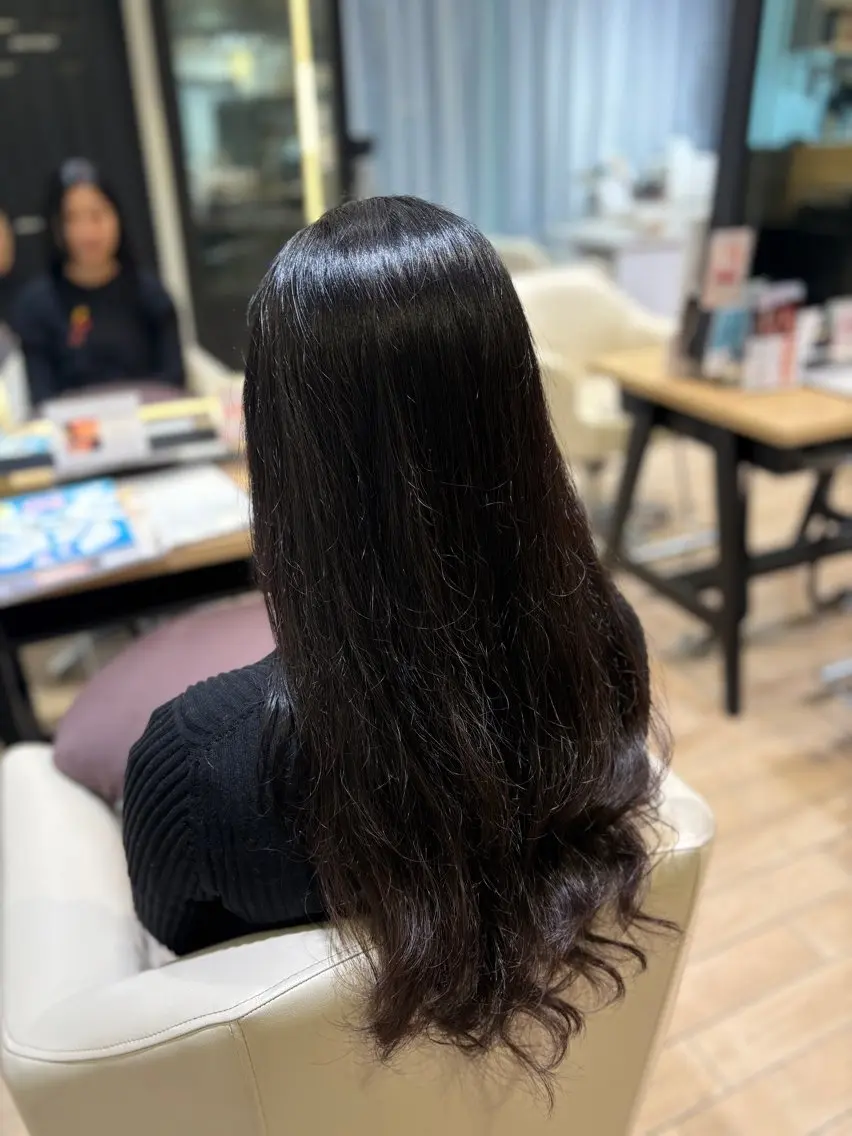 ロング 蘆田 琴菜のヘアスタイル