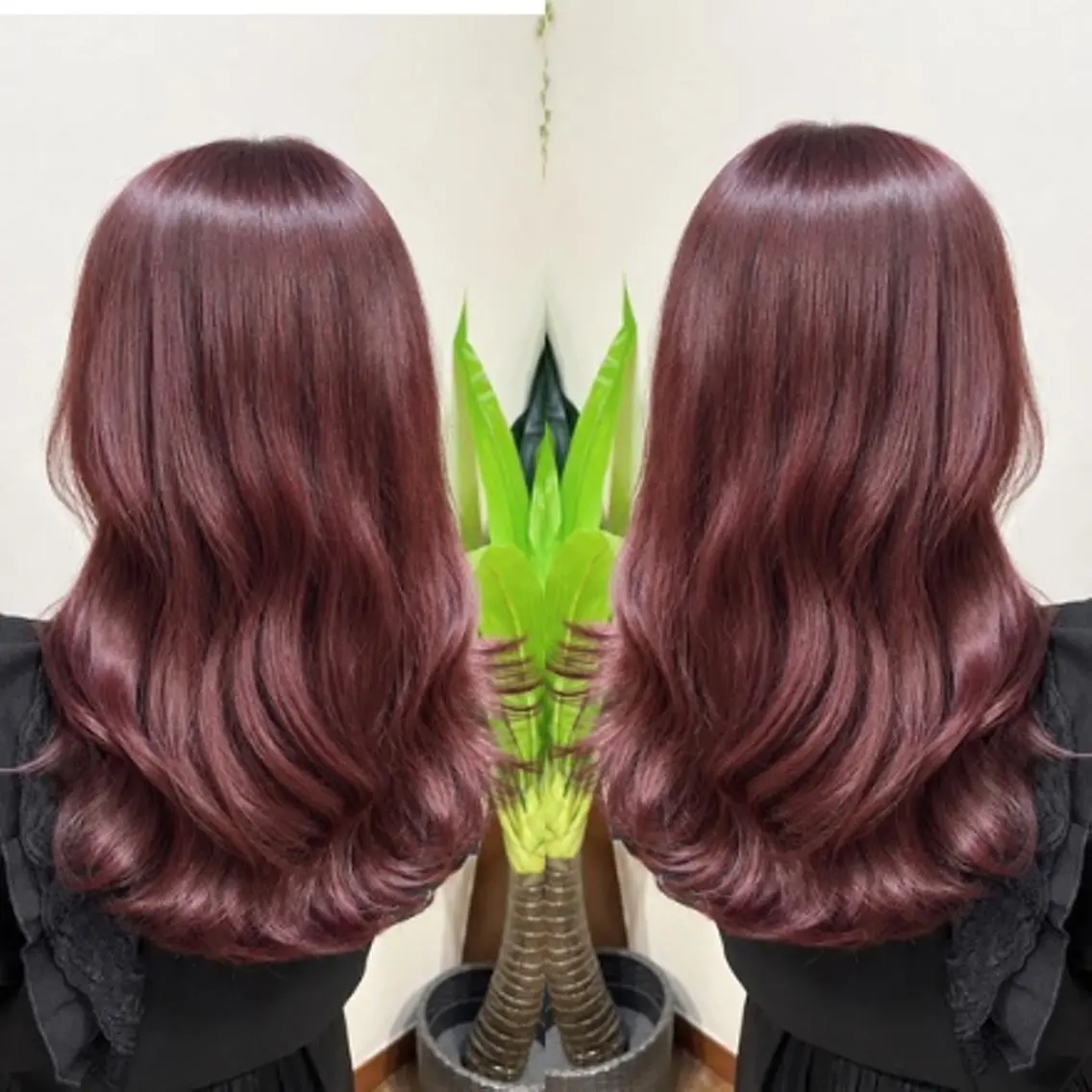 ロング ヘアカラー トリートメント ブリーチカラー特化 栄/矢場町/栄 服部のヘアスタイル