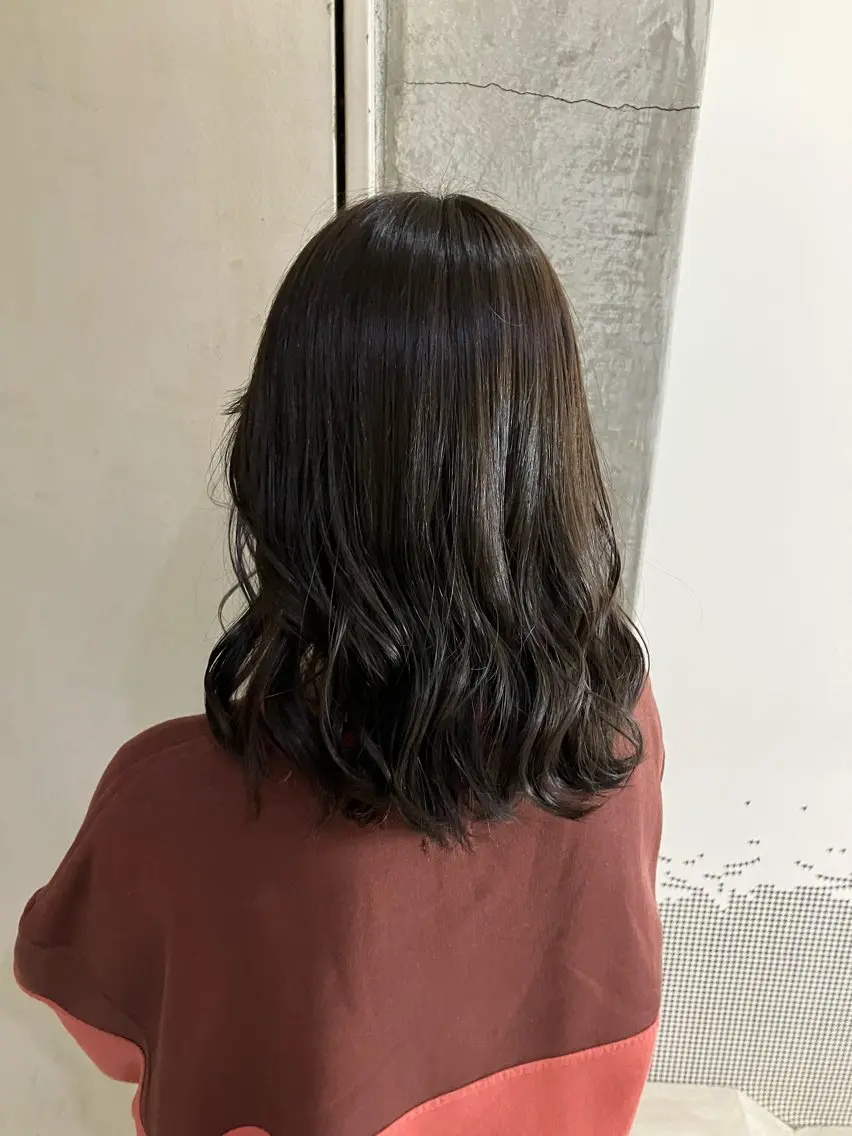 ミディアム カラー 清村 和音のヘアスタイル