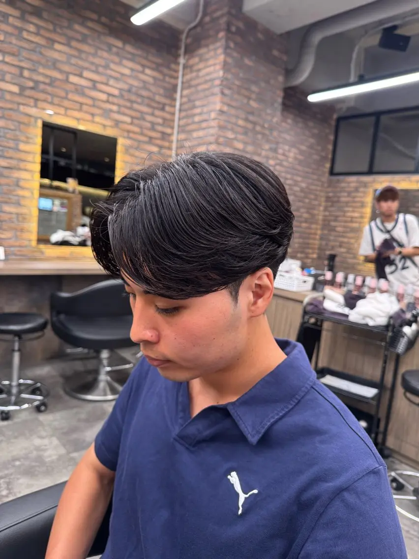 パーマ メンズ カット パーマ ツイスパ/シャドウ MANARUのヘアスタイル