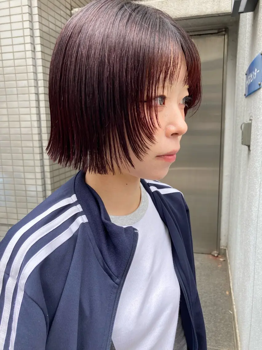 ショート カラー カット ヘアカラー 名古屋栄/ブリーチ/ ボブ🧃木下桃嘉のヘアスタイル