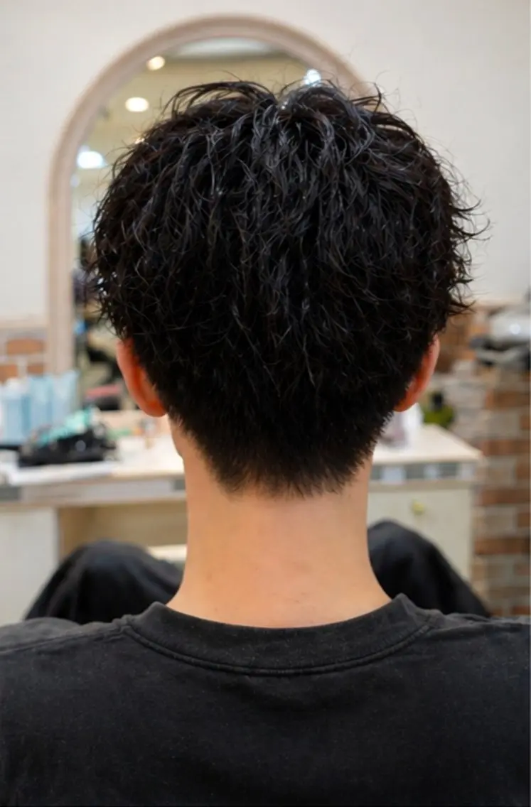 ショート カット パーマ メンズパーマ/カラー /カット/樋口捷✂️のヘアスタイル