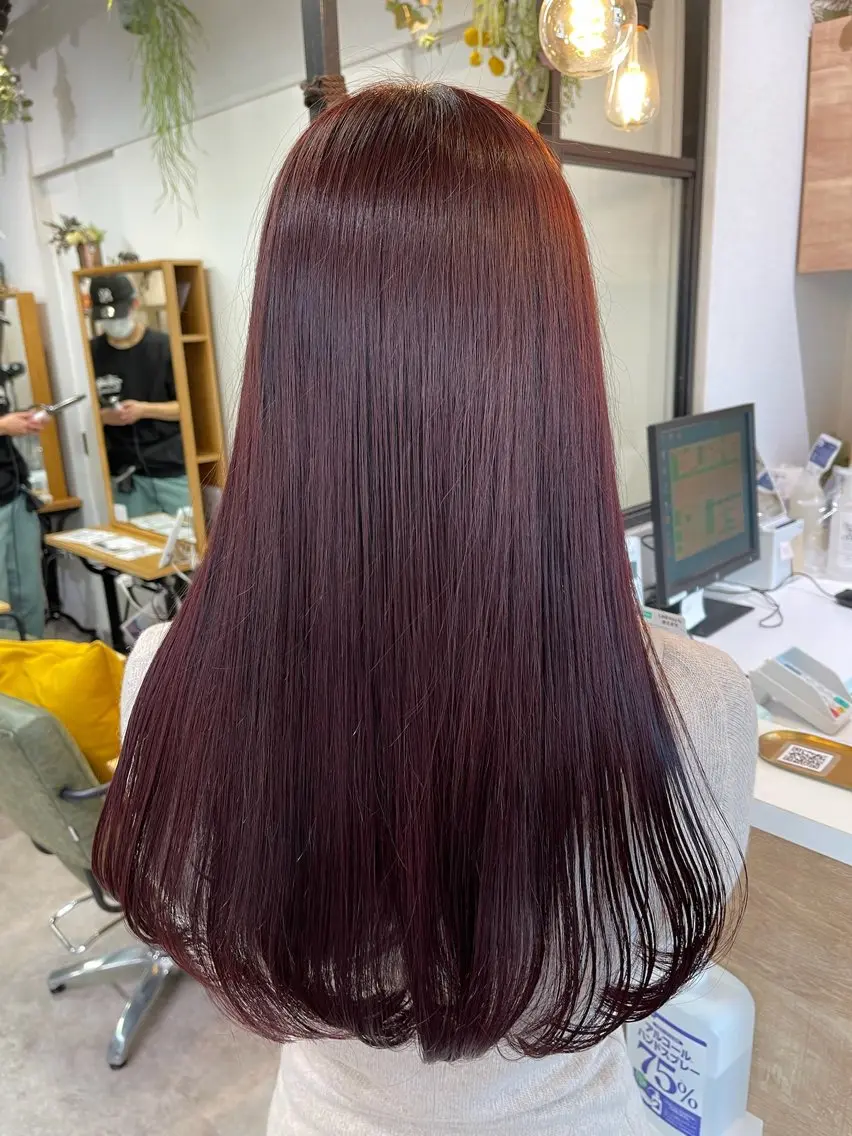 ロング カラー ヘアカラー ♡iku♡カラー 髪質改善 アレンジのヘアスタイル