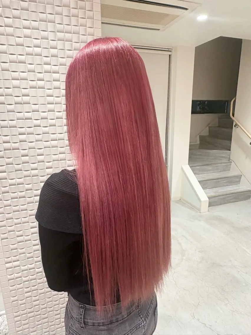 《平日限定》《ブリーチ込み》ダブルカラー➕水素トリートメントの写真