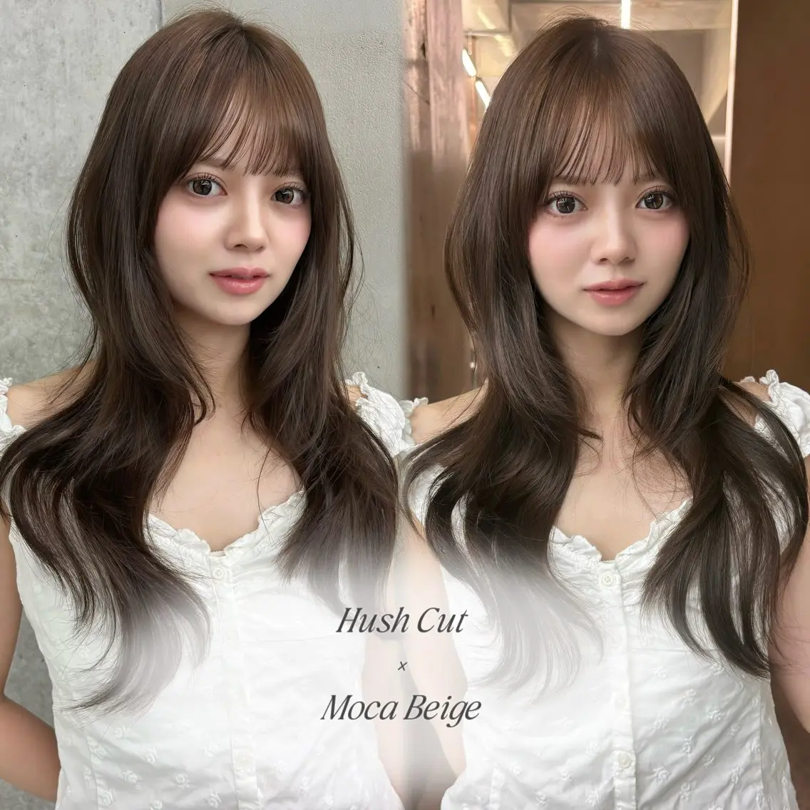ロング カラー カット ヘアカラー トリートメント ブリーチなしベージュ 🤎kotomiのヘアスタイル