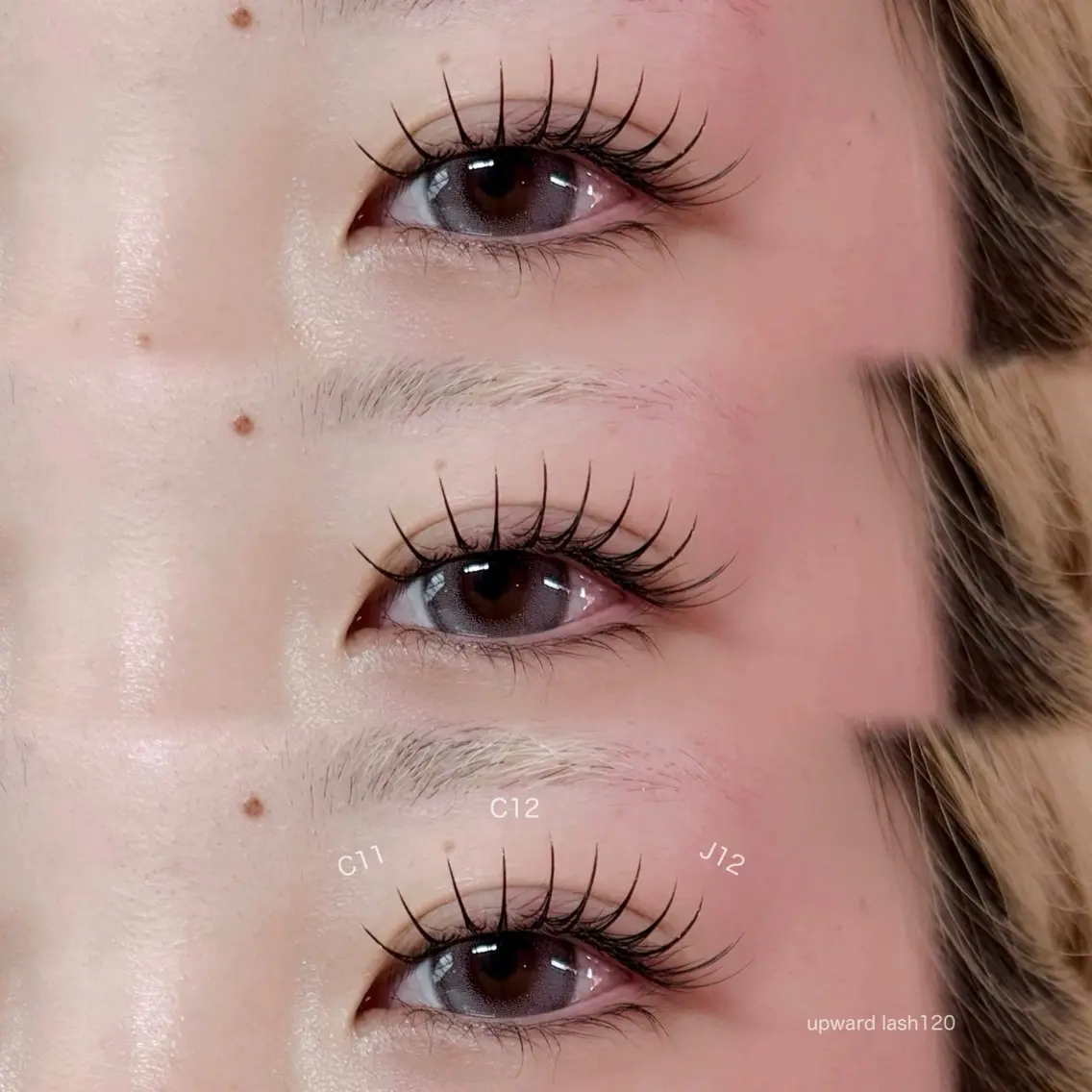マツエク・マツパ アップワードラッシュ マツエク 天王寺eye ♡eyebrowのマツエク・マツパデザイン