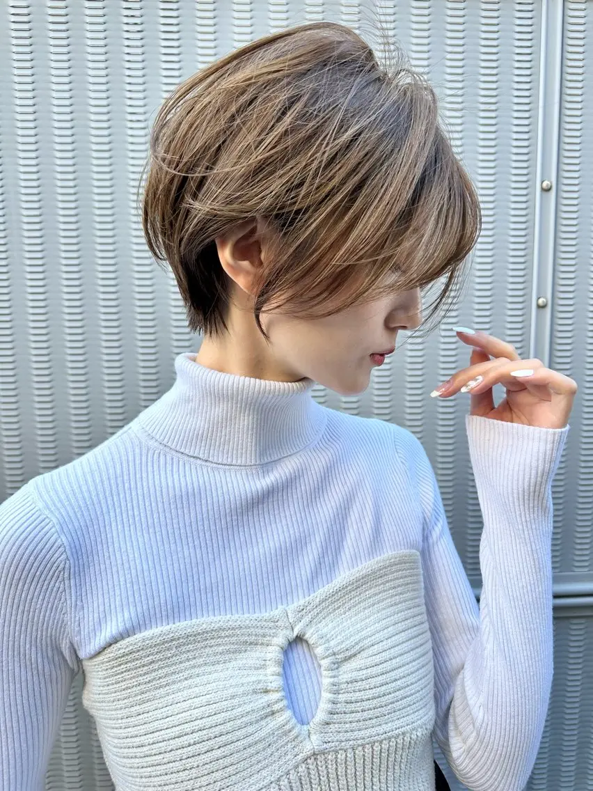 ショート ショートヘア カット ヘアカラー トリートメント ヘッドスパ 縮毛矯正/レイヤー taiga🐯のヘアスタイル