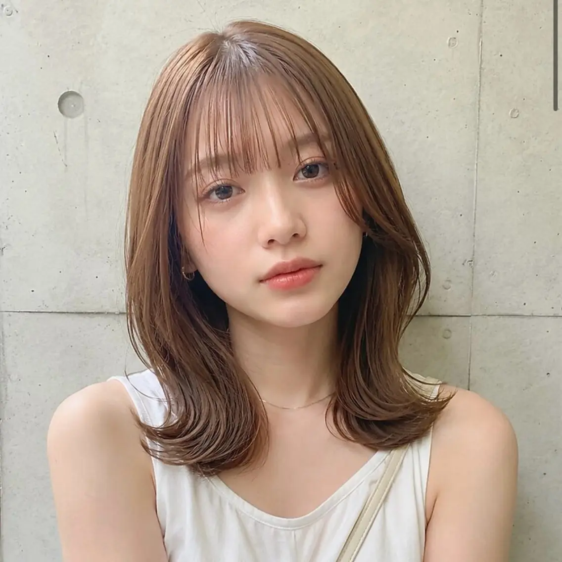 【🌱‬*人気NO.1 透明感カラー】+似合わせカット+内部補修トリートメント+プチスパの写真