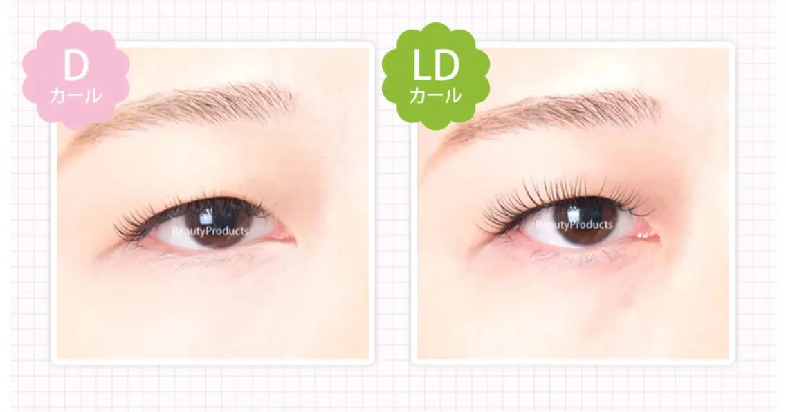 マツエク・マツパ Dカール フラットラッシュ Lカール 一重×まつ毛パーマ Yosora salonのマツエク・マツパデザイン