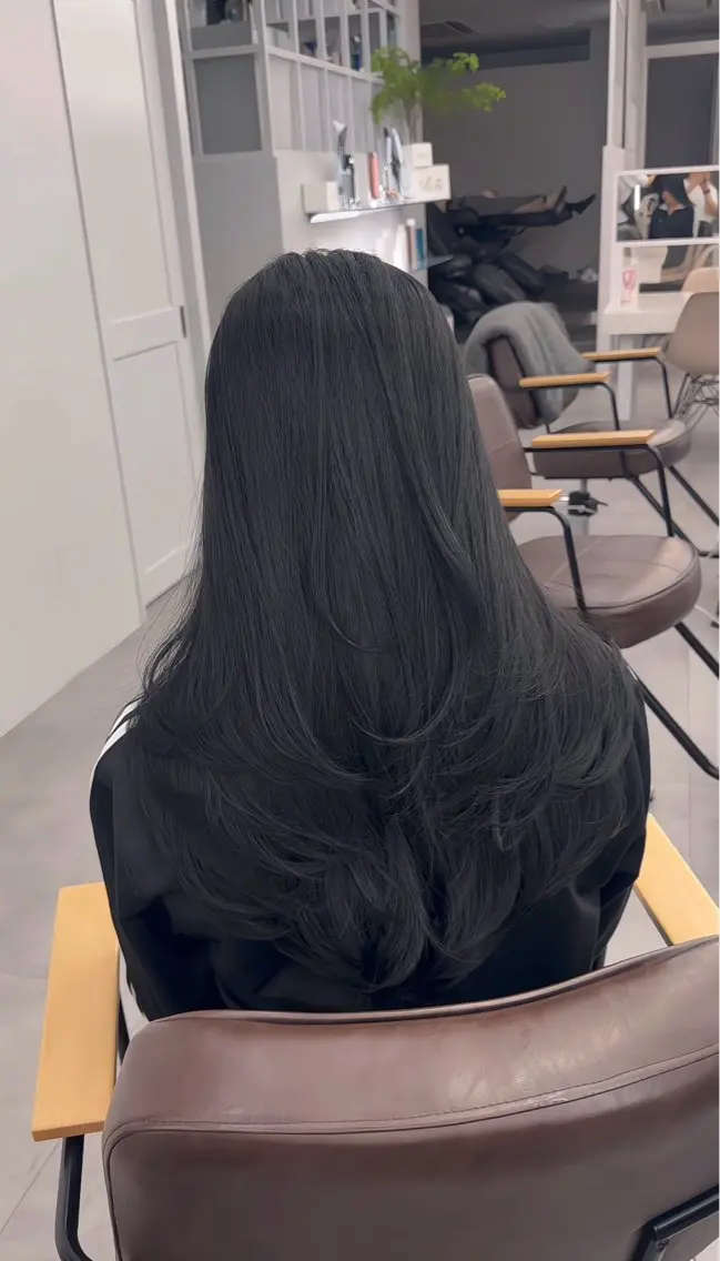 ロング ヘアカラー 🎀miyu🎀 カラー/縮毛矯正のヘアスタイル