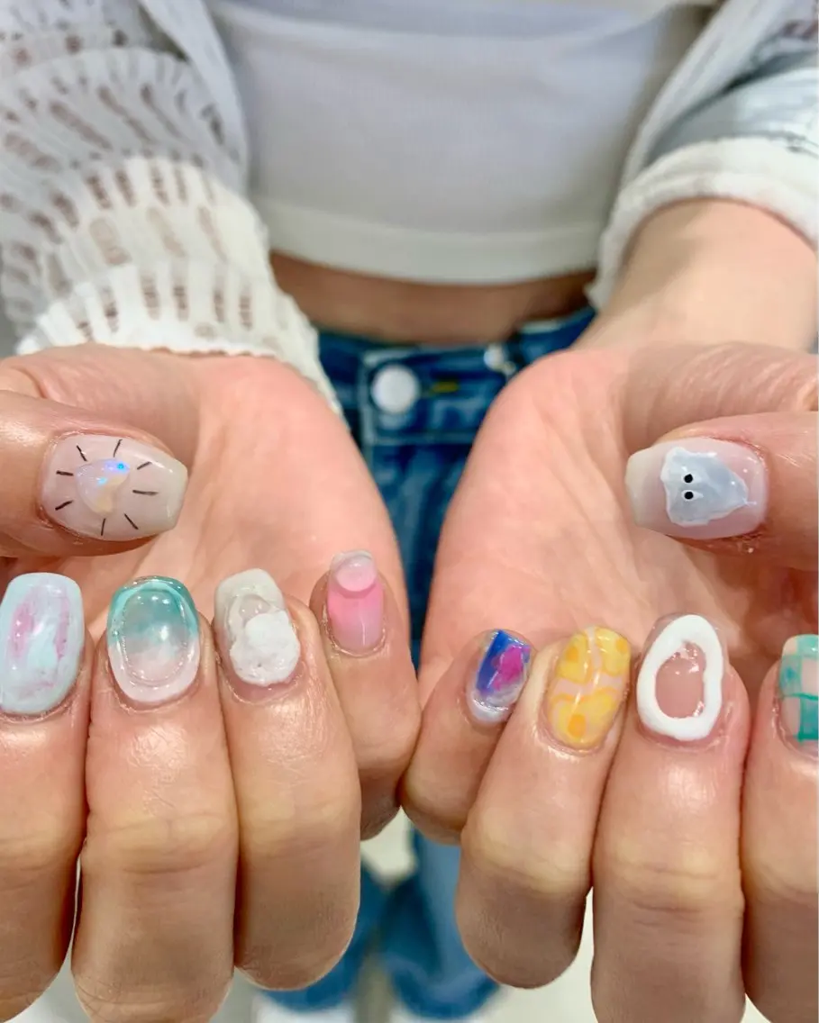 ネイル アートネイル ハンドネイル Kureha/ネイル トレンドヘアのマツエク・マツパデザイン