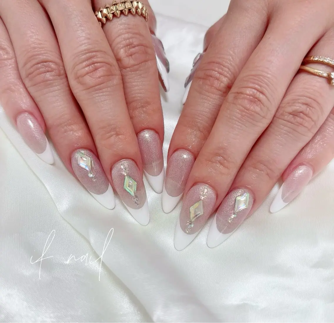 ネイル 長さ出し フレンチネイル if nailのネイルデザイン