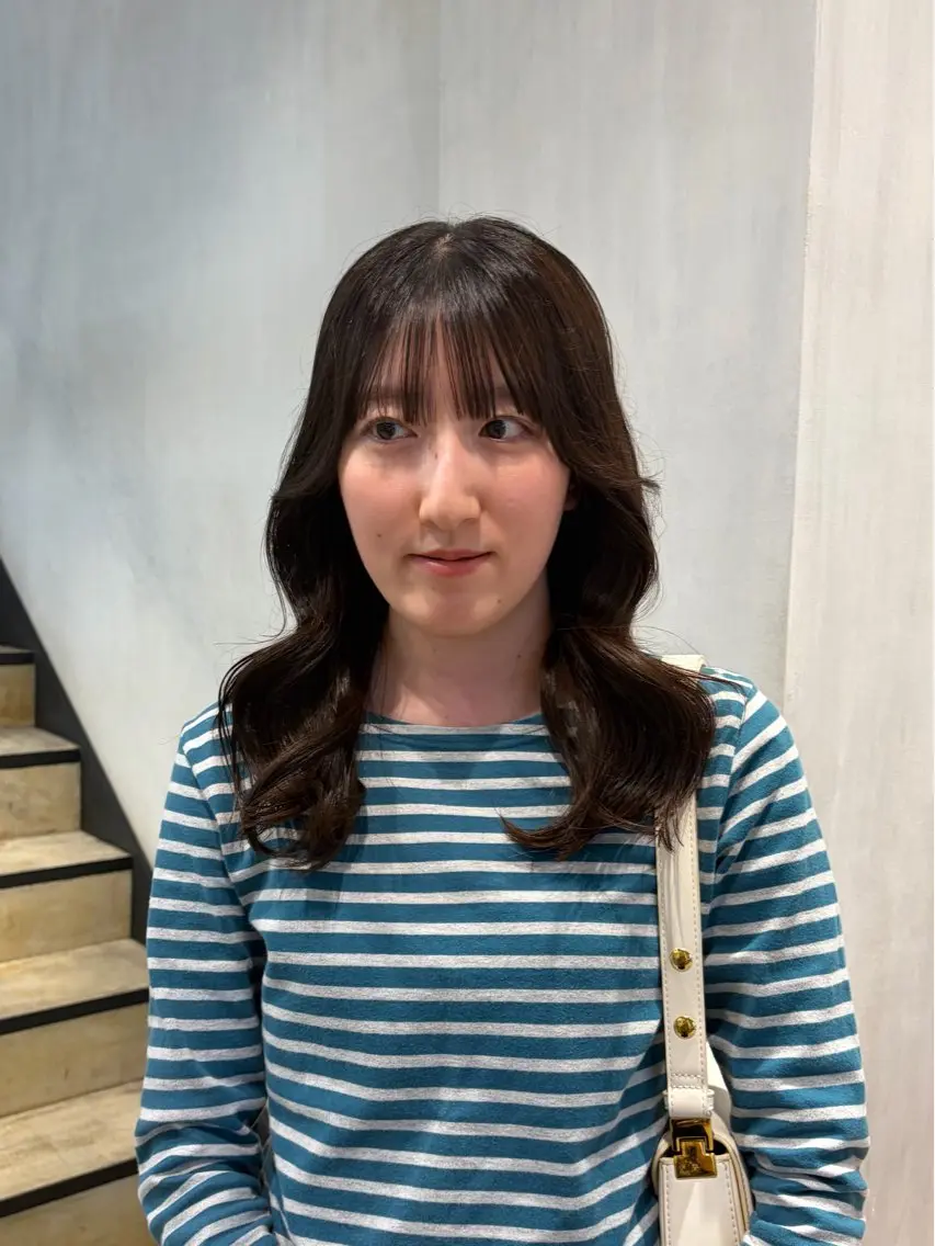 セミロング カット トリートメント 久永 香奈子のヘアスタイル