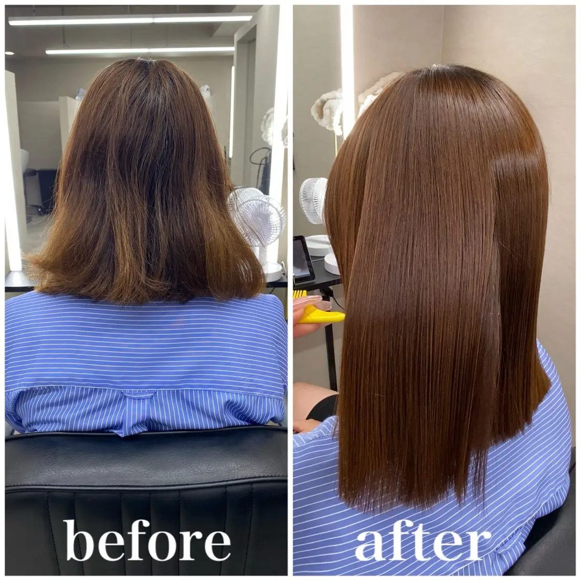 ミディアム 酸性ストレート ARCHE南船場 momoのヘアスタイル