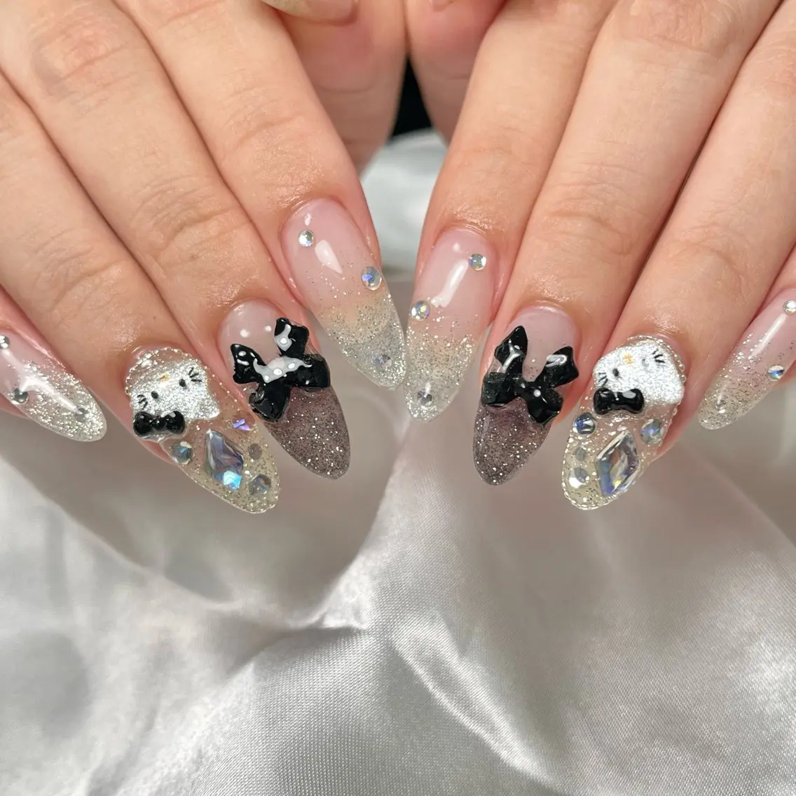 ネイル アートネイル 長さ出し 持ち込み ハンドネイル RE SALONのネイルデザイン