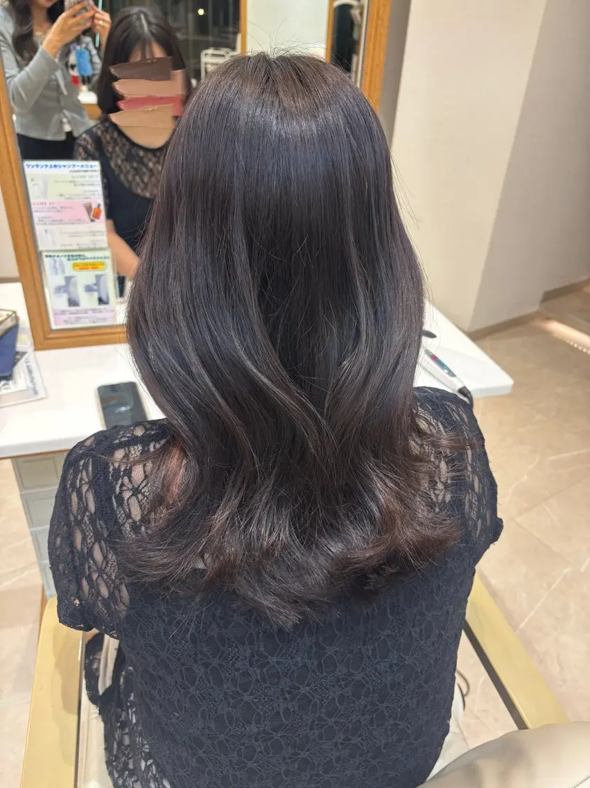 セミロング 川又 愛美のヘアスタイル