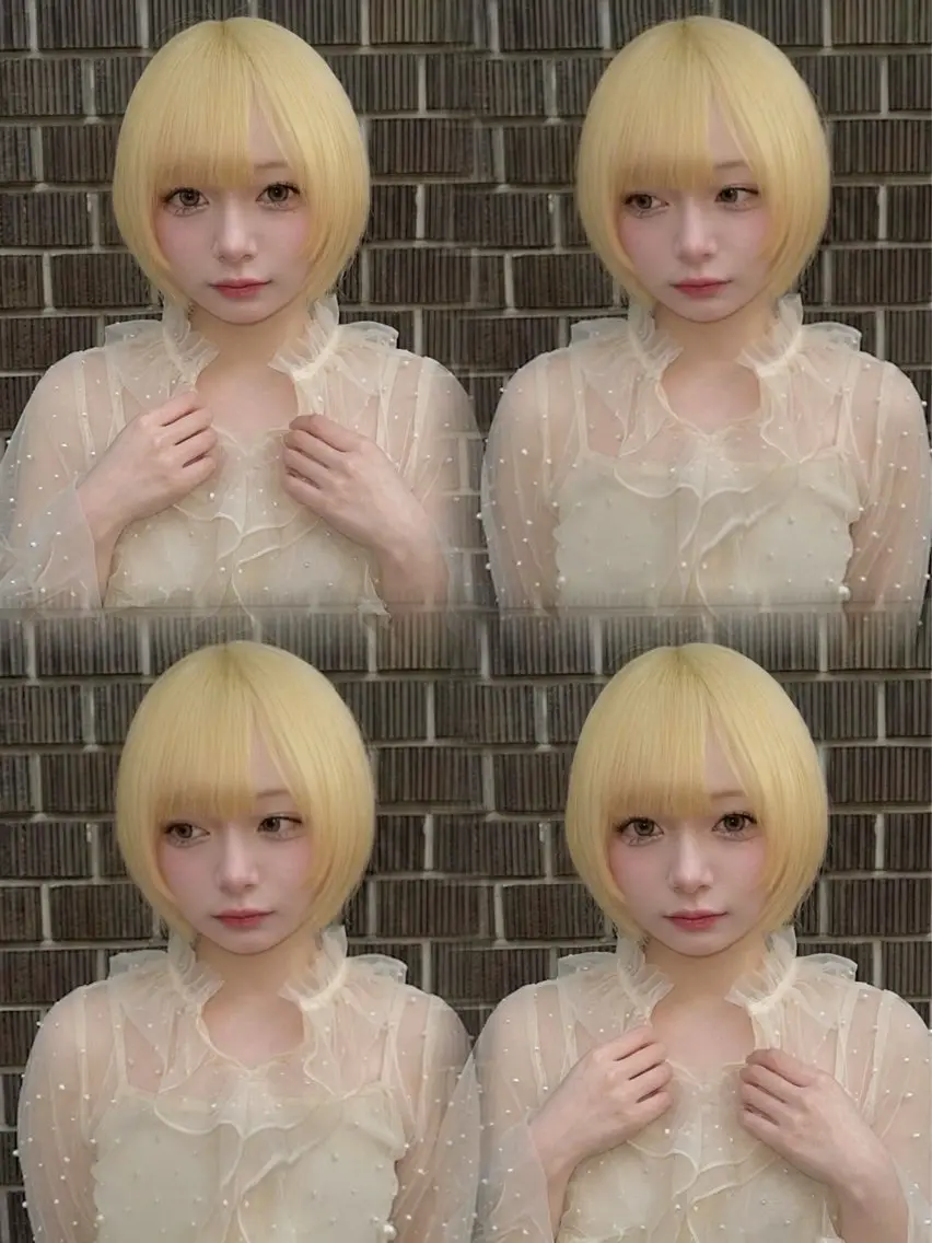 ショート カラー ヘアカラー 心斎橋難波/カラー ココロのヘアスタイル